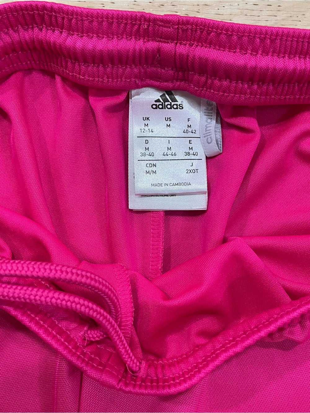 adidas Women's Fuchsia Athletic Shorts - Picture 3 of 4